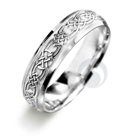 Platinum celtic ring discount