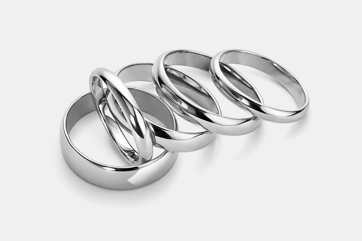 Platinum Court Rings