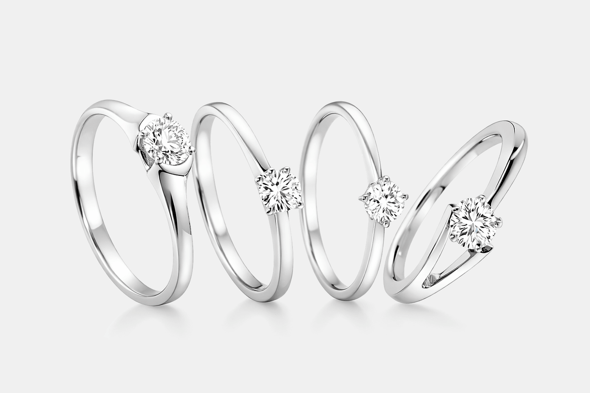Diamond Solitaire Rings