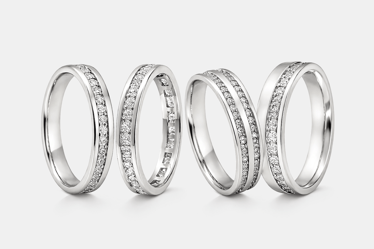 Diamond Platinum Wedding Rings