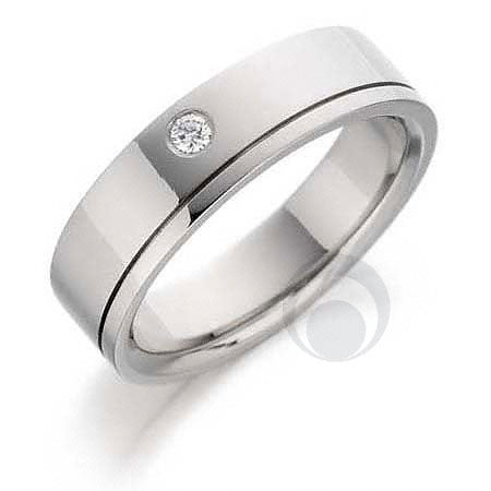 Diamond Platinum Wedding Ring