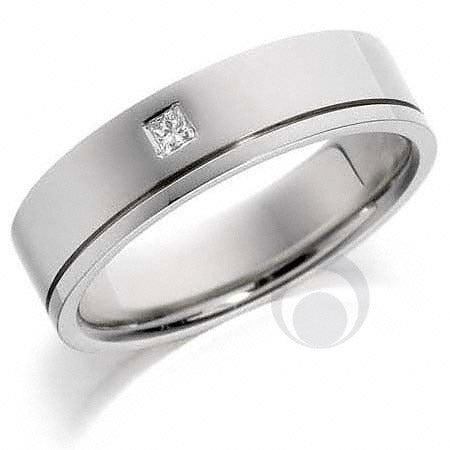 Diamond Platinum Wedding Ring