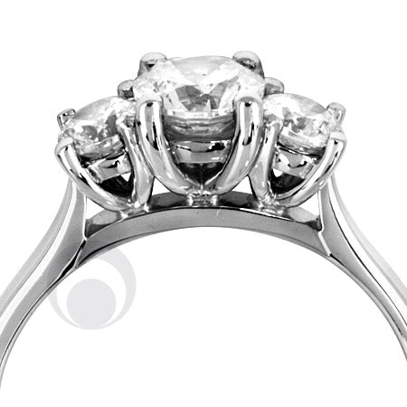 Diamond Platinum Engagement Ring