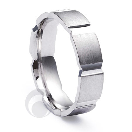 Platinum Wedding Ring Bacio