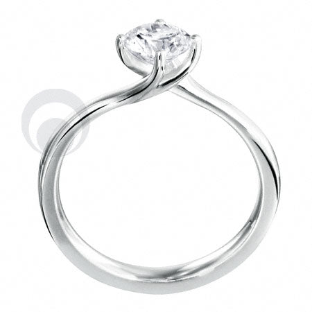 Diamond Platinum Engagement Ring