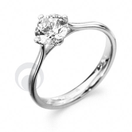 Diamond Platinum Engagement Ring