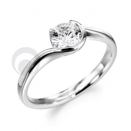 Diamond Platinum Engagement Ring