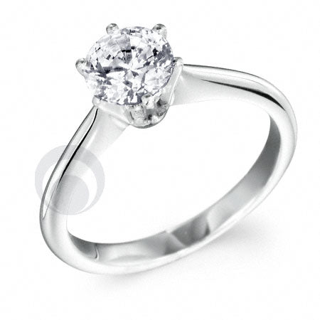 Diamond Platinum Engagement Ring