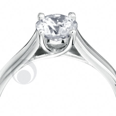 Diamond Platinum Engagement Ring