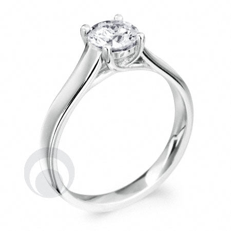 Diamond Platinum Engagement Ring