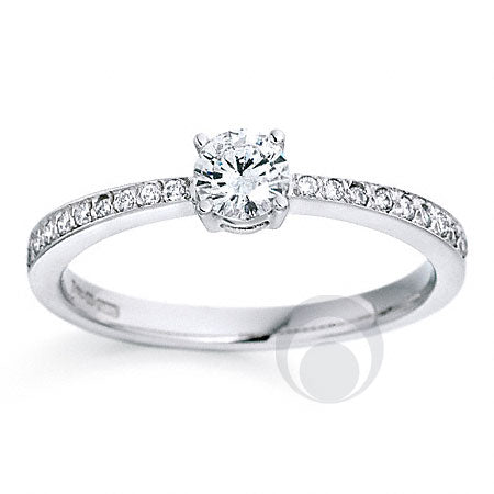 Diamond Platinum Engagement Ring