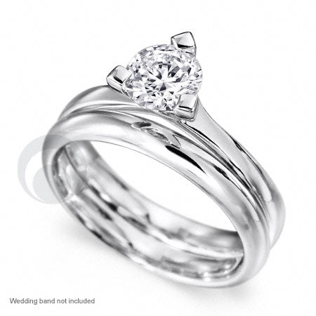 Diamond Platinum Engagement Ring