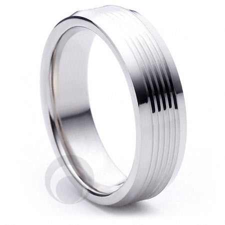 Platinum Wedding Ring Armonice Size U